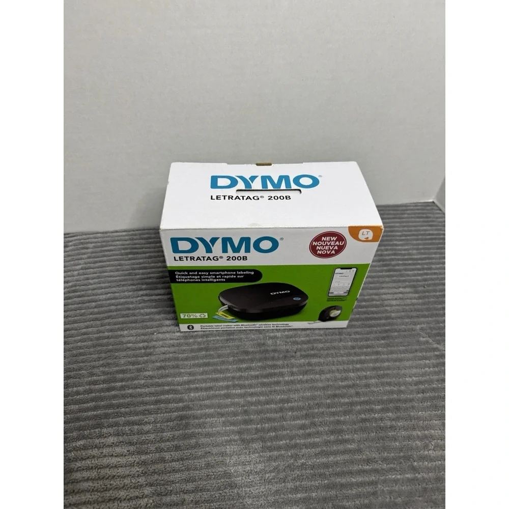 Dymo Bluetooth Compact Wireless Label Maker Thermal Printer LetraTag 200B